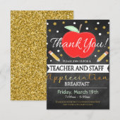 Uitnodiging van docenten (Voorkant / Achterkant)