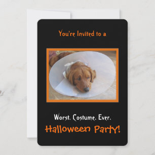Uitnodiging van Dog Halloween Party