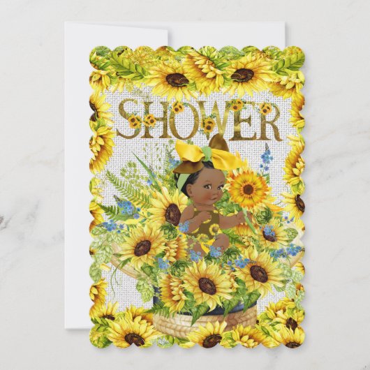 Uitnodiging van edele Baby showers (Voorkant)