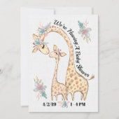 Uitnodiging van edele Baby showers (Voorkant)