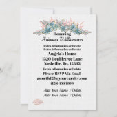 Uitnodiging van edele Baby showers (Achterkant)