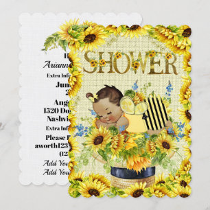 Uitnodiging van edele Baby showers