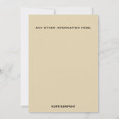 Uitnodiging van Editable Red Gingham BBQ Party (Achterkant)