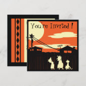 Uitnodiging van een boortorens of behandelaars (Voorkant / Achterkant)