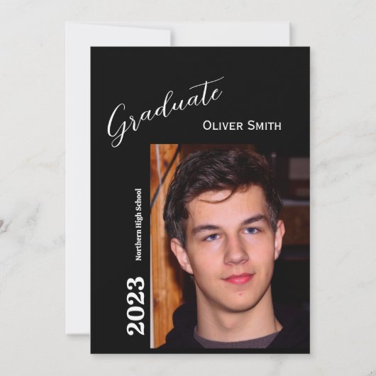 Uitnodiging van een gepersonaliseerde Graduation P (Voorkant)