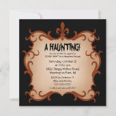 Uitnodiging van een halloween-partij (Voorkant)