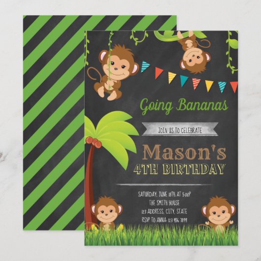 Uitnodiging van een hoofdpartij (Voorkant / Achterkant)