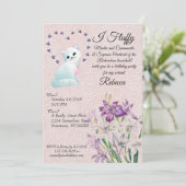 Uitnodiging van een Kat om een feestdag te houden (Staand voorkant)