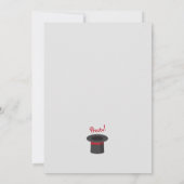 Uitnodiging van een Magische Dag - Magicische Top  (Achterkant)