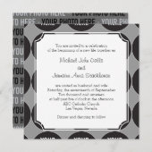 Uitnodiging van een paar om de Sjabloon van de Woo (Voorkant / Achterkant)