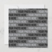 Uitnodiging van een paar om de Sjabloon van de Woo (Achterkant)