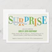 Uitnodiging van een partij in de schijnwerpers in (Voorkant / Achterkant)