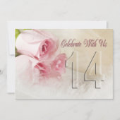 uitnodiging van een partij van de Jubileum voor 14 (Voorkant)