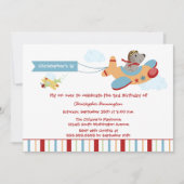 Uitnodiging van een vliegende hond-piloot op verja (Voorkant)