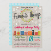 Uitnodiging van favoriete partijen bij Exchange (Voorkant / Achterkant)