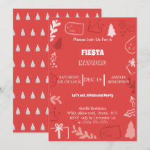 Uitnodiging van Fiesta Navidad Holiday