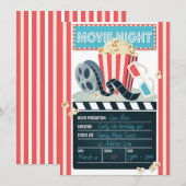 Uitnodiging van filmnacht (Voorkant / Achterkant)