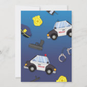 Uitnodiging van Fireman Party (Achterkant)