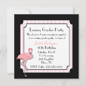 Uitnodiging van Flamingo Party (Voorkant)