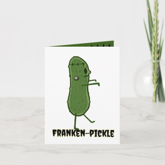 uitnodiging van Franken-Pickle (Voorkant)