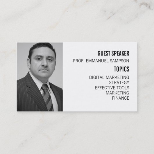 Uitnodiging van gepersonaliseerd seminar/conferent (Achterkant)