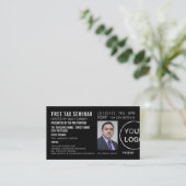 Uitnodiging van gepersonaliseerd seminar/conferent (Staand voorkant)