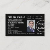 Uitnodiging van gepersonaliseerd seminar/conferent (Voorkant)