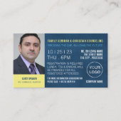 Uitnodiging van gepersonaliseerd seminar/conferent (Voorkant)