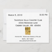 Uitnodiging van gepersonaliseerde aftredingspartij (Achterkant)