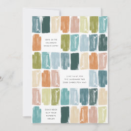 Uitnodiging van geschilde juwels-verjaardag