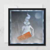 Uitnodiging van Ghoruimtepartij Halloween (Voorkant)