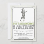  uitnodiging van Golf - Vrouwen (Voorkant)