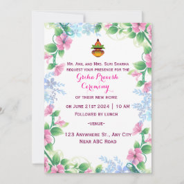 uitnodiging van grihapravesh