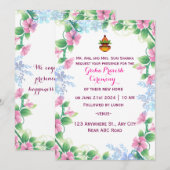 uitnodiging van grihapravesh (Voorkant / Achterkant)