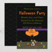 Uitnodiging van Halloween Costume (Voorkant / Achterkant)