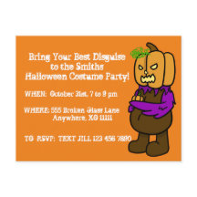 uitnodiging van Halloween Costume Party