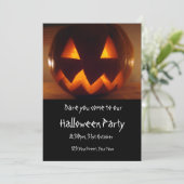 uitnodiging van Halloween-partij (Staand voorkant)