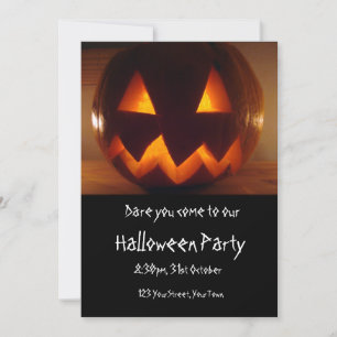 uitnodiging van Halloween-partij