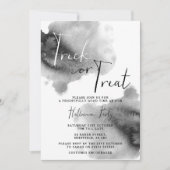 Uitnodiging van halloween-partij - Trick or treat (Voorkant)