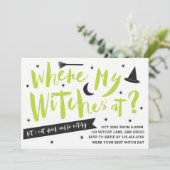 uitnodiging van hekpartij (Staand voorkant)