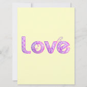 uitnodiging van het baby shower. (Achterkant)