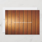 Uitnodiging van het Baby shower Gepersonaliseerd U (Achterkant)