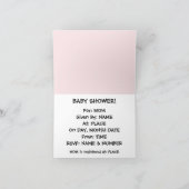 Uitnodiging van het Baby shower van de Douane van (Binnen)