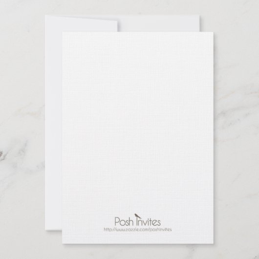 Uitnodiging van het Franse Baby shower - groen (Achterkant)