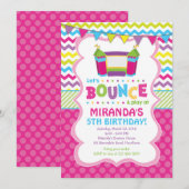 Uitnodiging van het Huis van de sprongen/Meisje Ui (Voorkant / Achterkant)