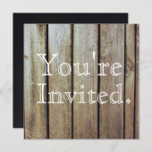 Uitnodiging van het Huwelijk van het land de (Voorkant / Achterkant)