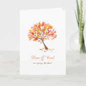 Uitnodiging van het Huwelijk van het Thema van de (Voorkant)