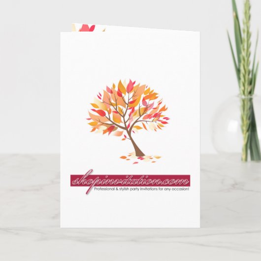 Uitnodiging van het Huwelijk van het Thema van de (Achterkant)