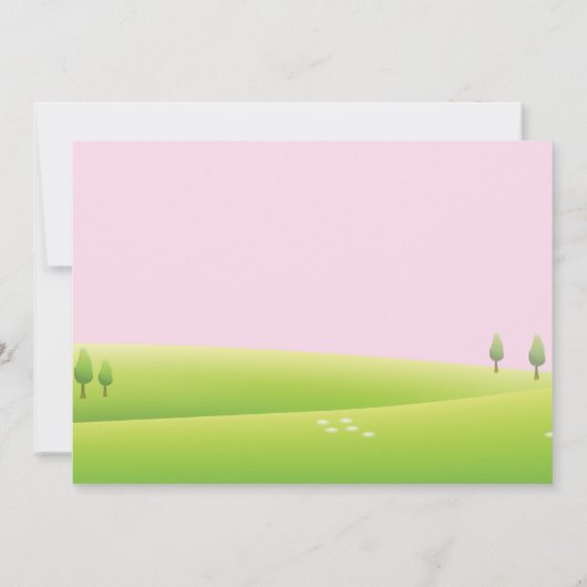 Uitnodiging van het land van boerderij op zaterdag (Achterkant)