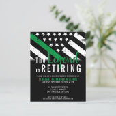 Uitnodiging van het leger voor militaire pensioner (Staand voorkant)